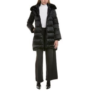 Gorski Womens Après Down Ski Jacket, Black